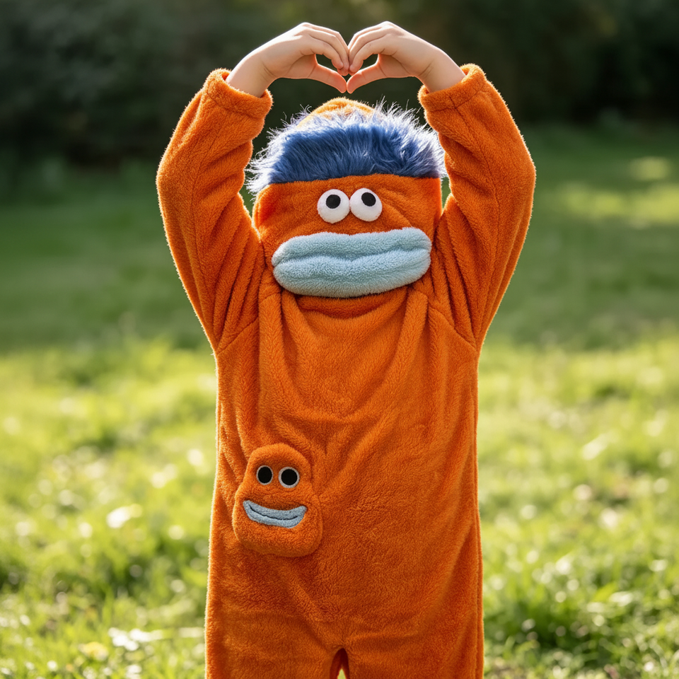 LittleMonster – Bekväm och söt – barnbody med roligt monstermotiv