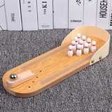 MiniStrike – Mycket trevligt och interaktivt – Bowling-spel med träbord