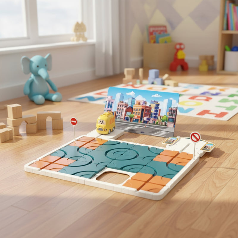 ThinkFun – Logiskt tänkande & koncentration – Tågpusselspel