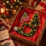 HolidayBeam – Festligt och stämningsfullt – USB-julprojektor med ljusmönster