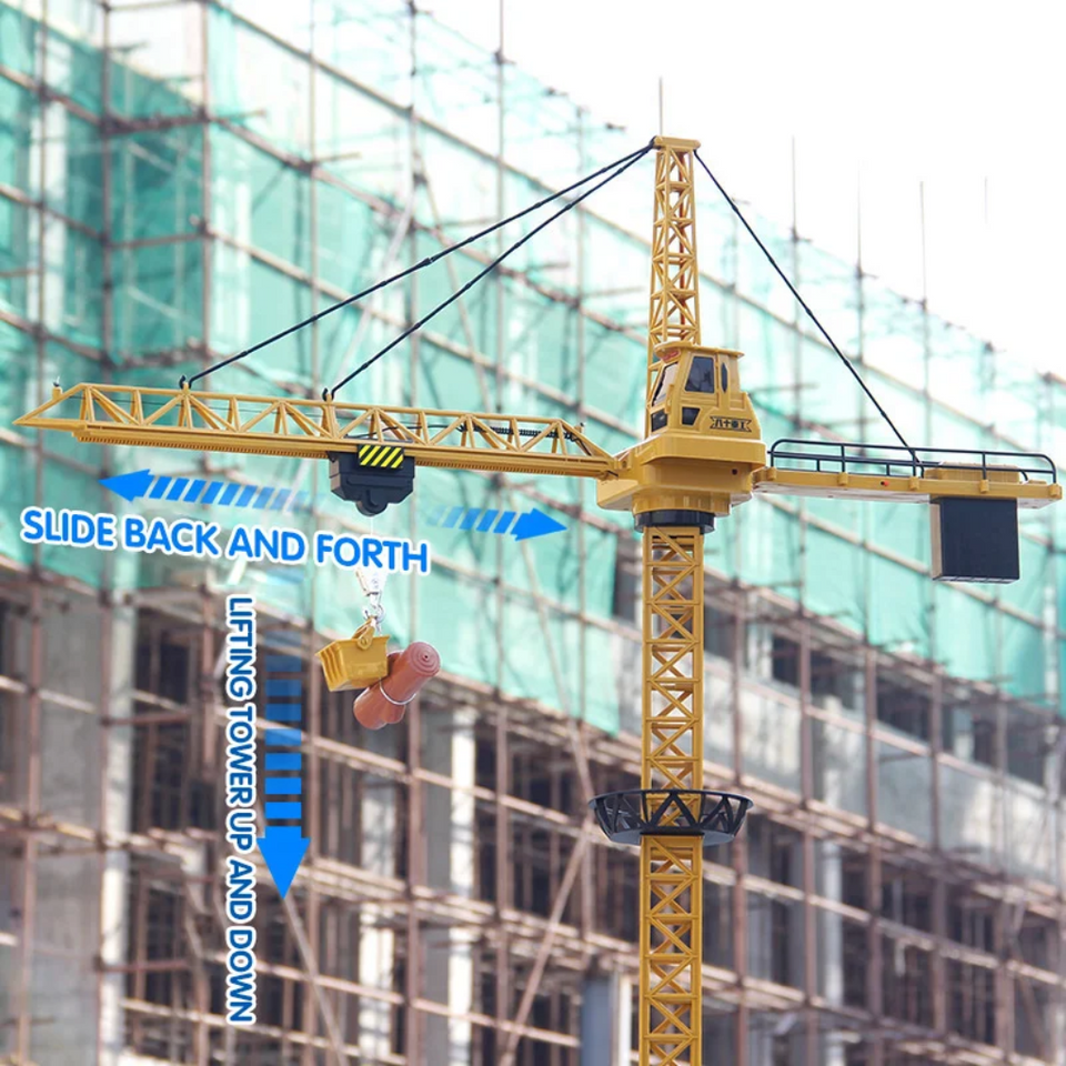 CranePro – Interaktivt och realistiskt – RC-tornkran som leksak