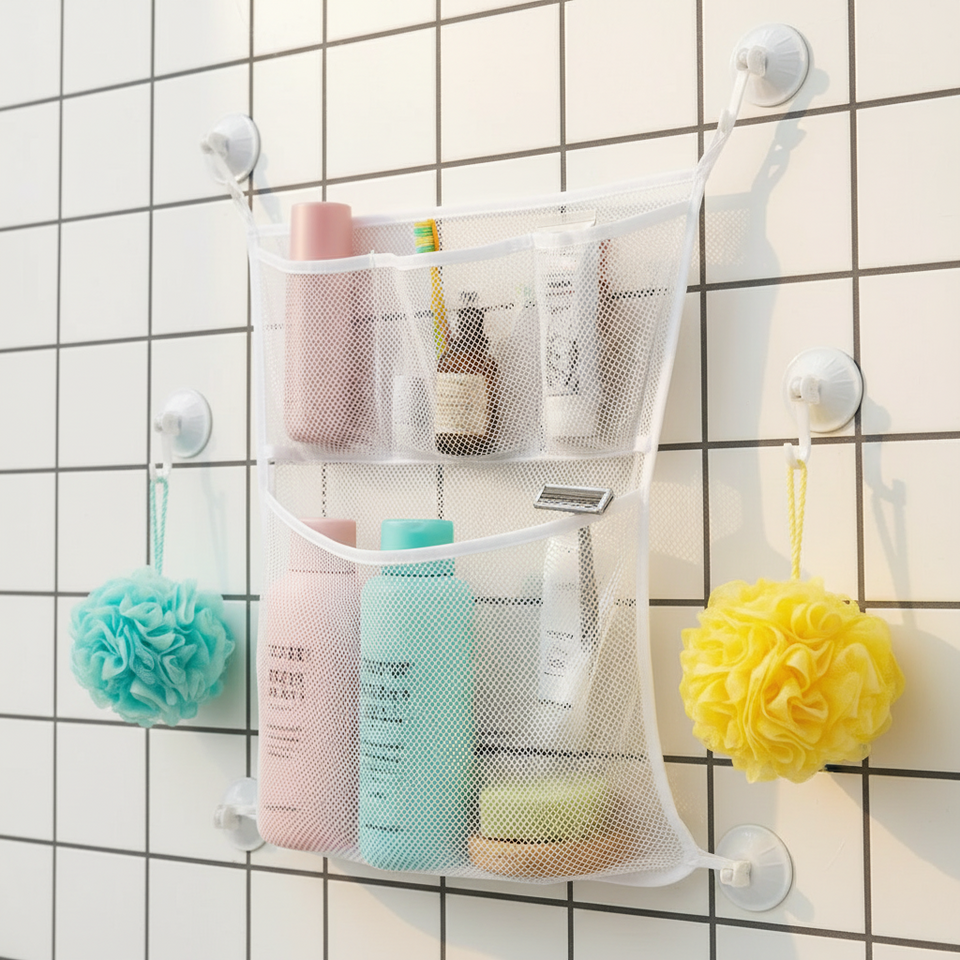 TubyTidy – Mögelfri & rymlig – Förvaringsnät för badleksaker
