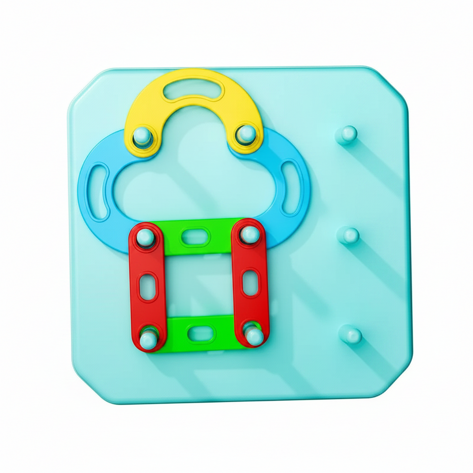 ShapeGenius – Kreativt & pedagogiskt – Geometriskt pegboard-pussel
