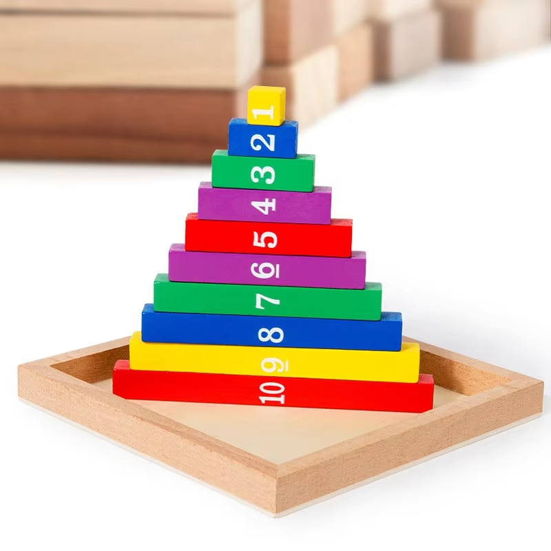 TinyMath – Lärorikt & pedagogiskt – Räknebräda i trä med siffror