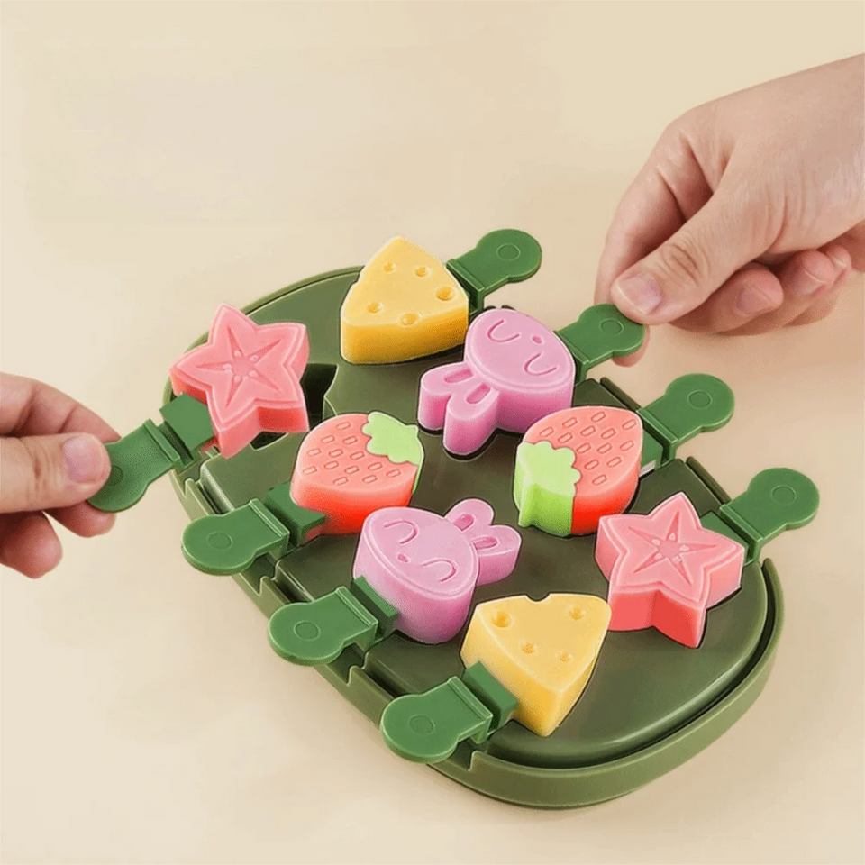 LollyFun – Kreativt & praktiskt – Glassform i silikon med förvaringslåda