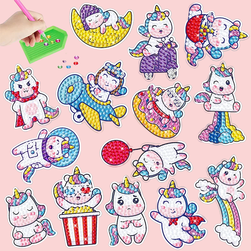 GemArt – Skuggiga & glänsande – Diamantmålningsklistermärken