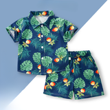 Mini Fashion™ - Fräsch och glad - Blommigt set för pojkar