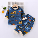 Mini Fashion™ - Cartoon Fleece-pyjamas för barn