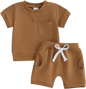 Mini Fashion™ - Coolt och bekvämt - Sommarset för småbarn