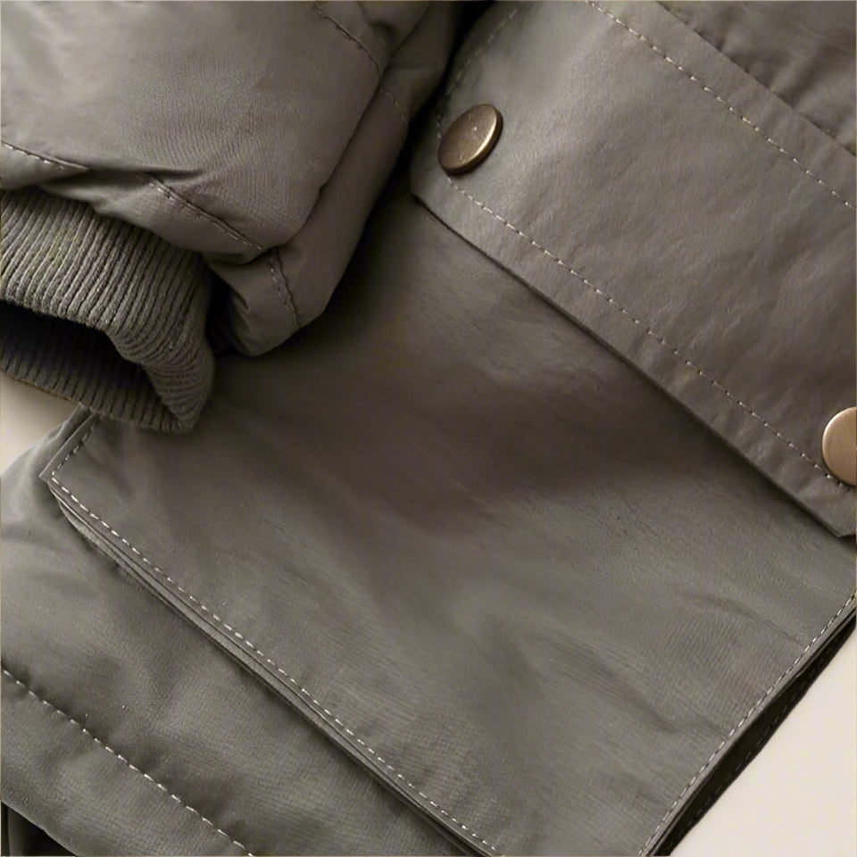 CozyTrend – Varm och elegant – Parkas vinterjacka med pälskrage