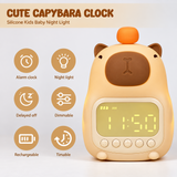CappyClock – Söt & mångsidig – digital väckarklocka för barn med nattlampa