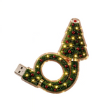 HolidayBeam – Festligt och stämningsfullt – USB-julprojektor med ljusmönster