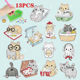 GemArt – Skuggiga & glänsande – Diamantmålningsklistermärken