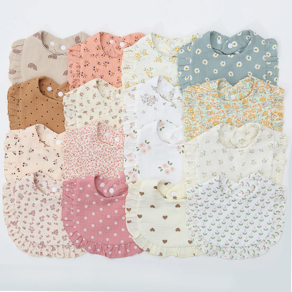 BabyBloom – Söt & bekväm – Babymuslin med volangkant