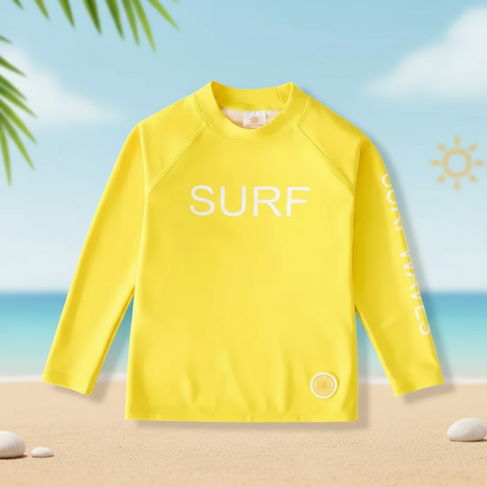 SunShield – Skyddande och smidig – barnsurfskjorta med långa ärmar och UPF 50+
