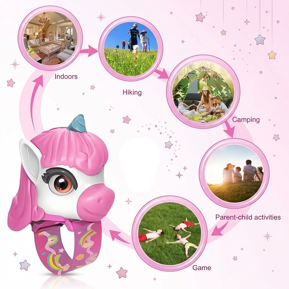 UnicornTalk – Gulligt & interaktivt – Unicorn-walkie-talkie för barn