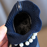 PearlCharm – Eleganta & söta – barnstövletter med pärldetaljer