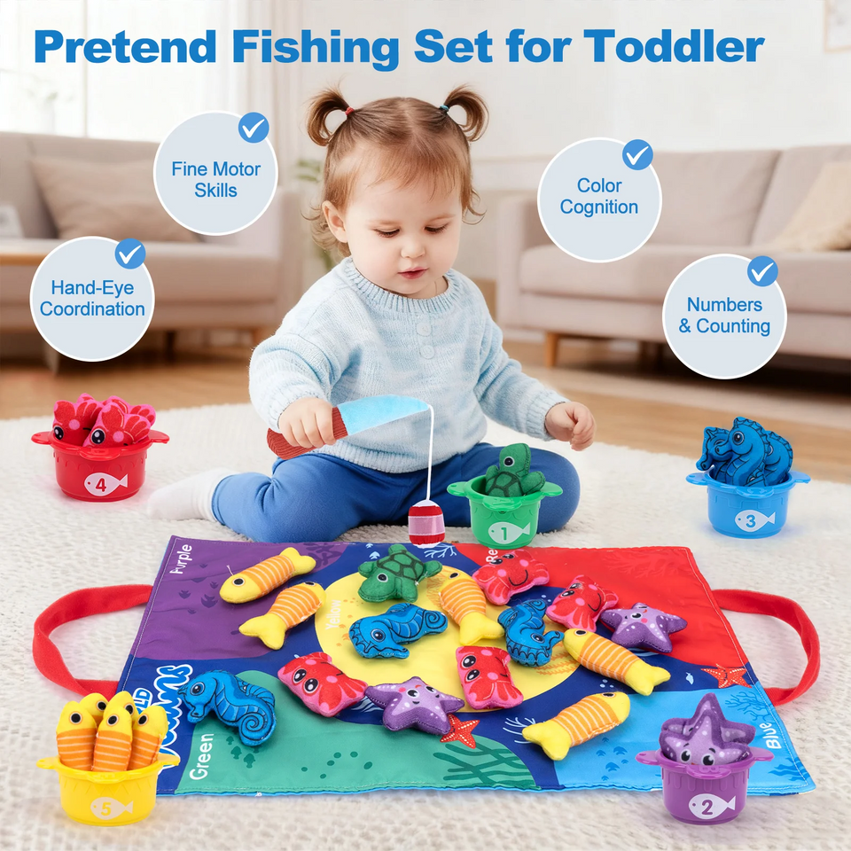LittleFisher – Lärorikt & interaktivt – Montessori-fiskespel