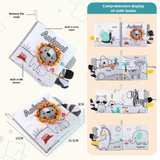 SoftTails – Färgglatt & Sensoriskt – Baby-pärlbok