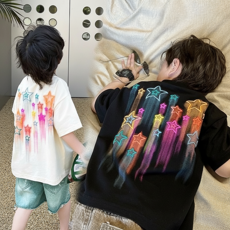 StarGlow – Lätt och lekfullt – T-shirt med stjärna