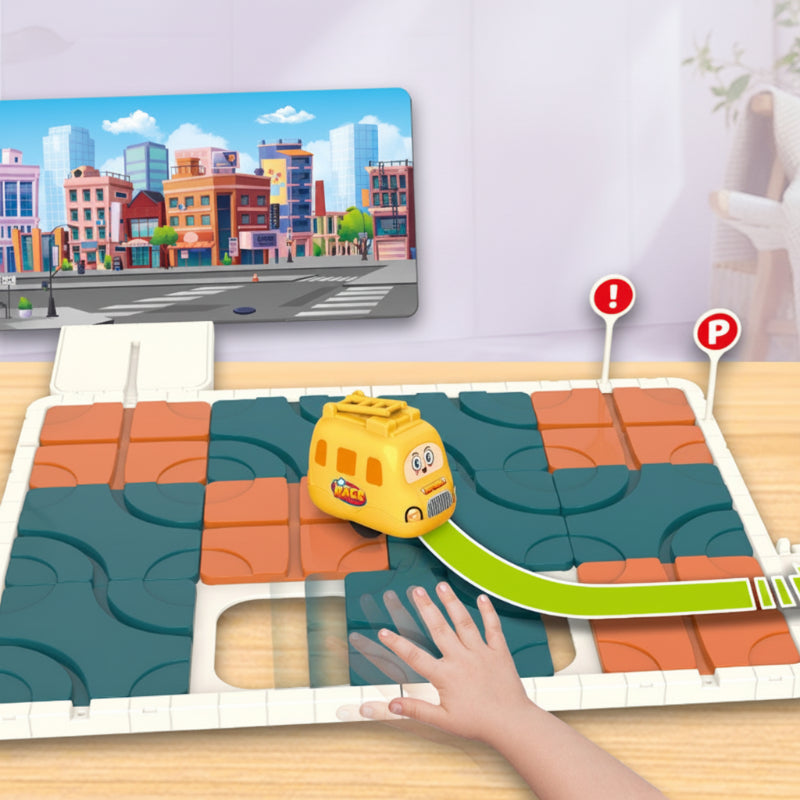 ThinkFun – Logiskt tänkande & koncentration – Tågpusselspel