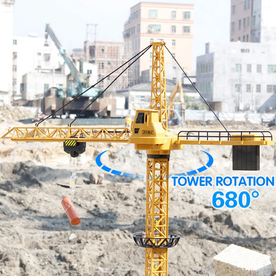 CranePro – Interaktivt och realistiskt – RC-tornkran som leksak