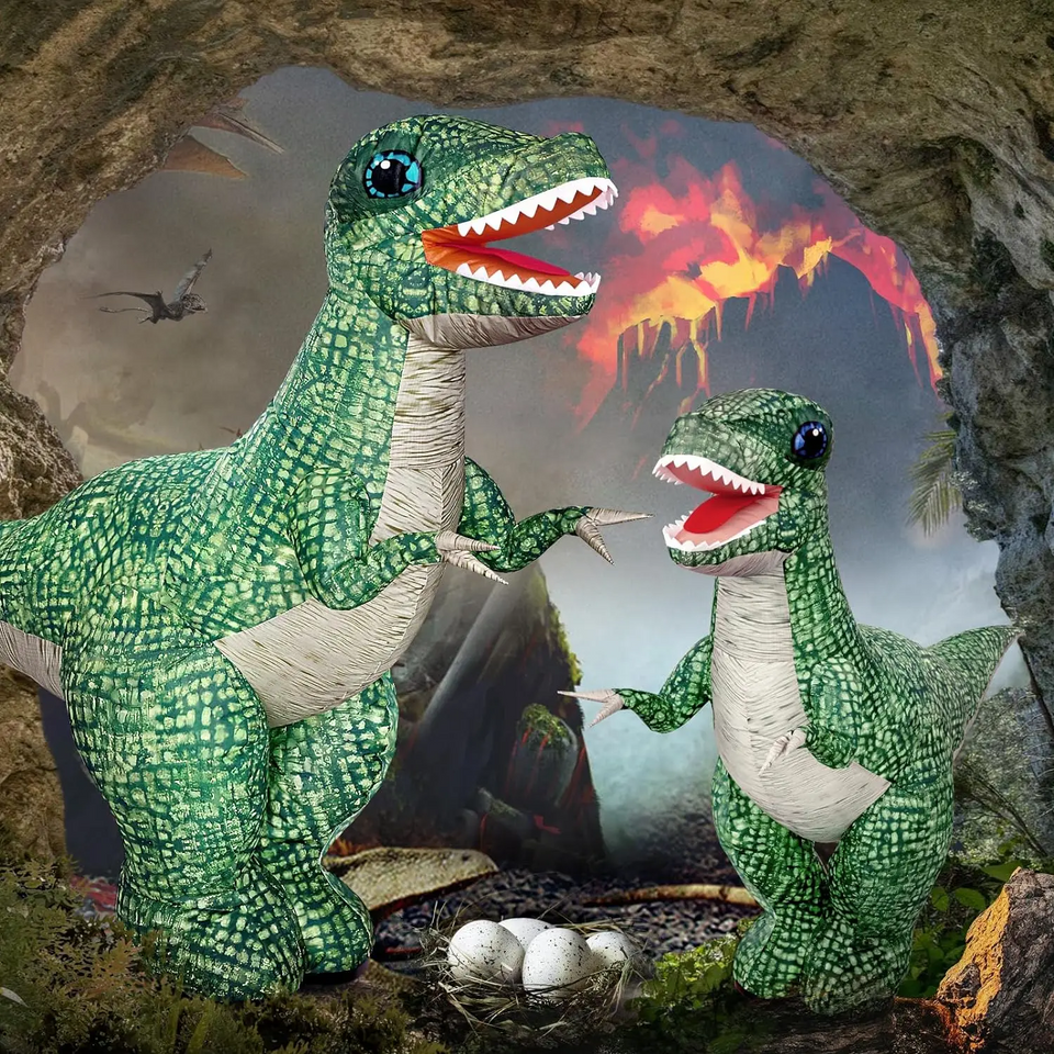 MegaDino – Äventyrligt & interaktivt – Uppblåsbar RC-dinosaurie