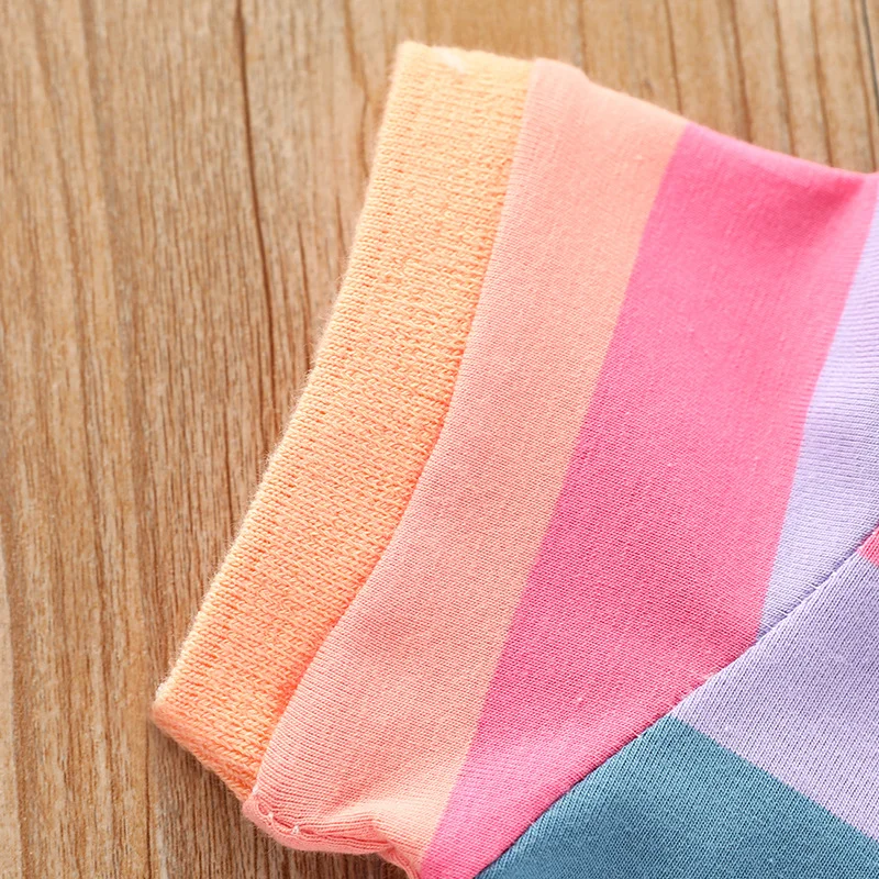 RainbowBabe – Fräscht & färgglatt – Poloklänning för barn
