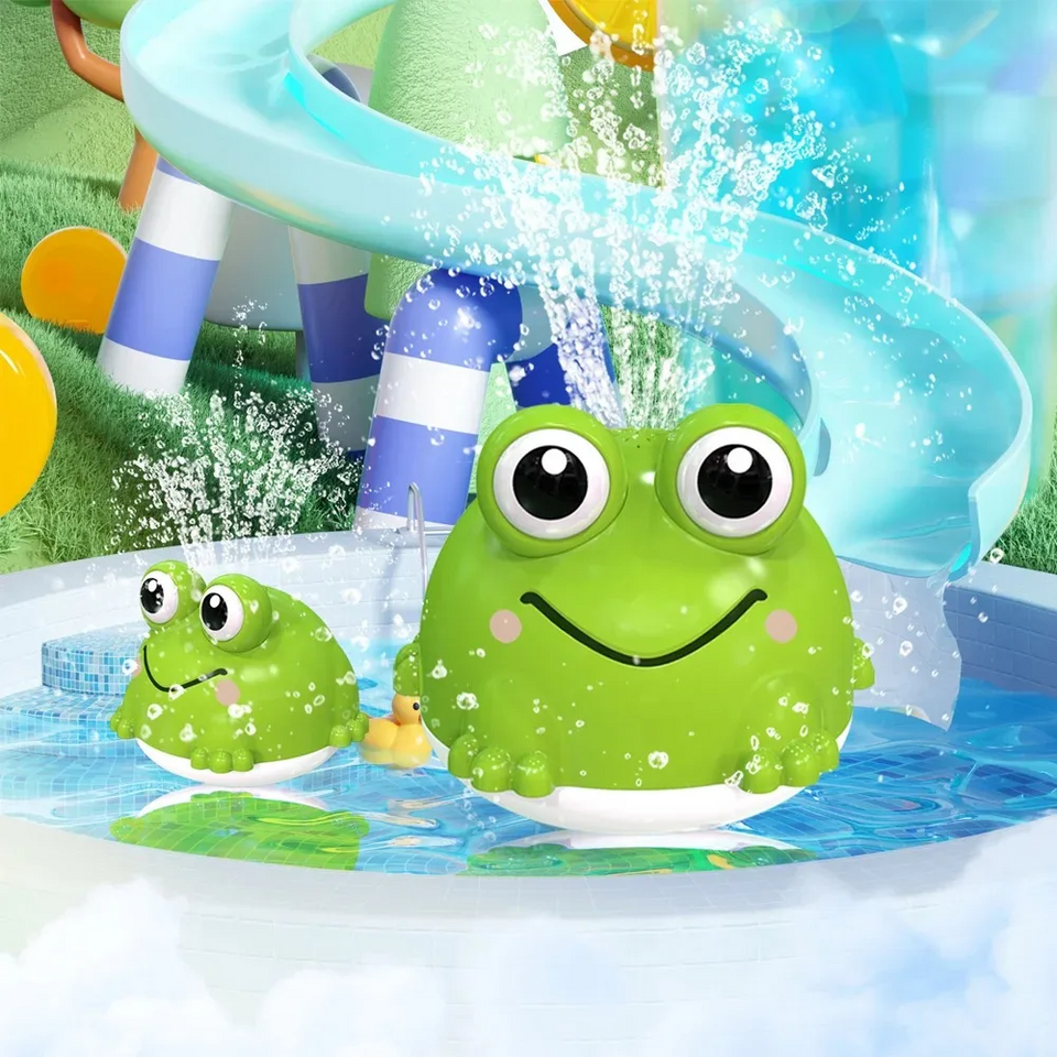 FrogSplash – Glad & interaktiv – Automatisk vattenfontän