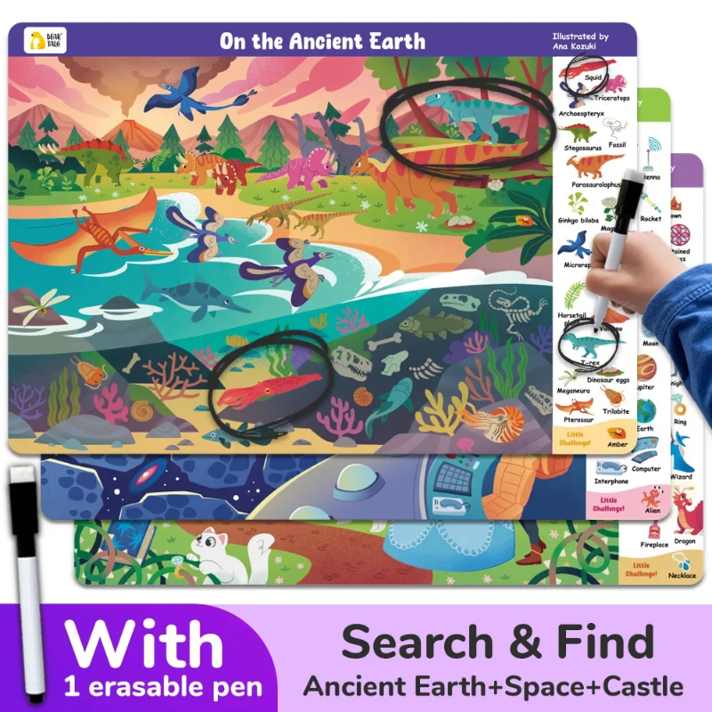 Search and Find Game – Lärande & lek – Aktivitetsbok