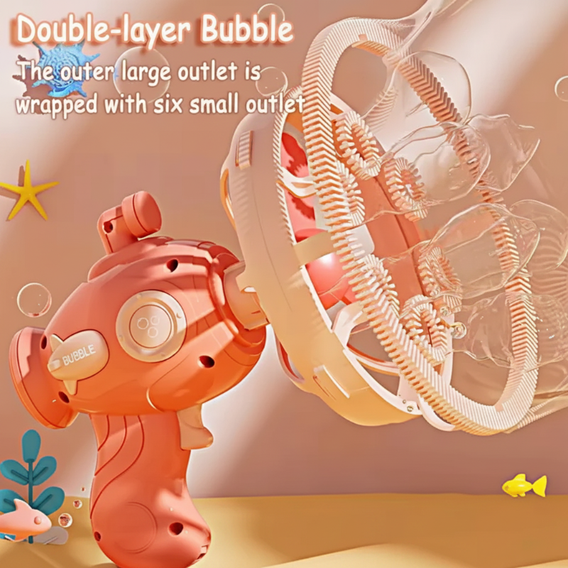 HappyBubbles – Lekfullt & säkert – Bubbelpistol för barn