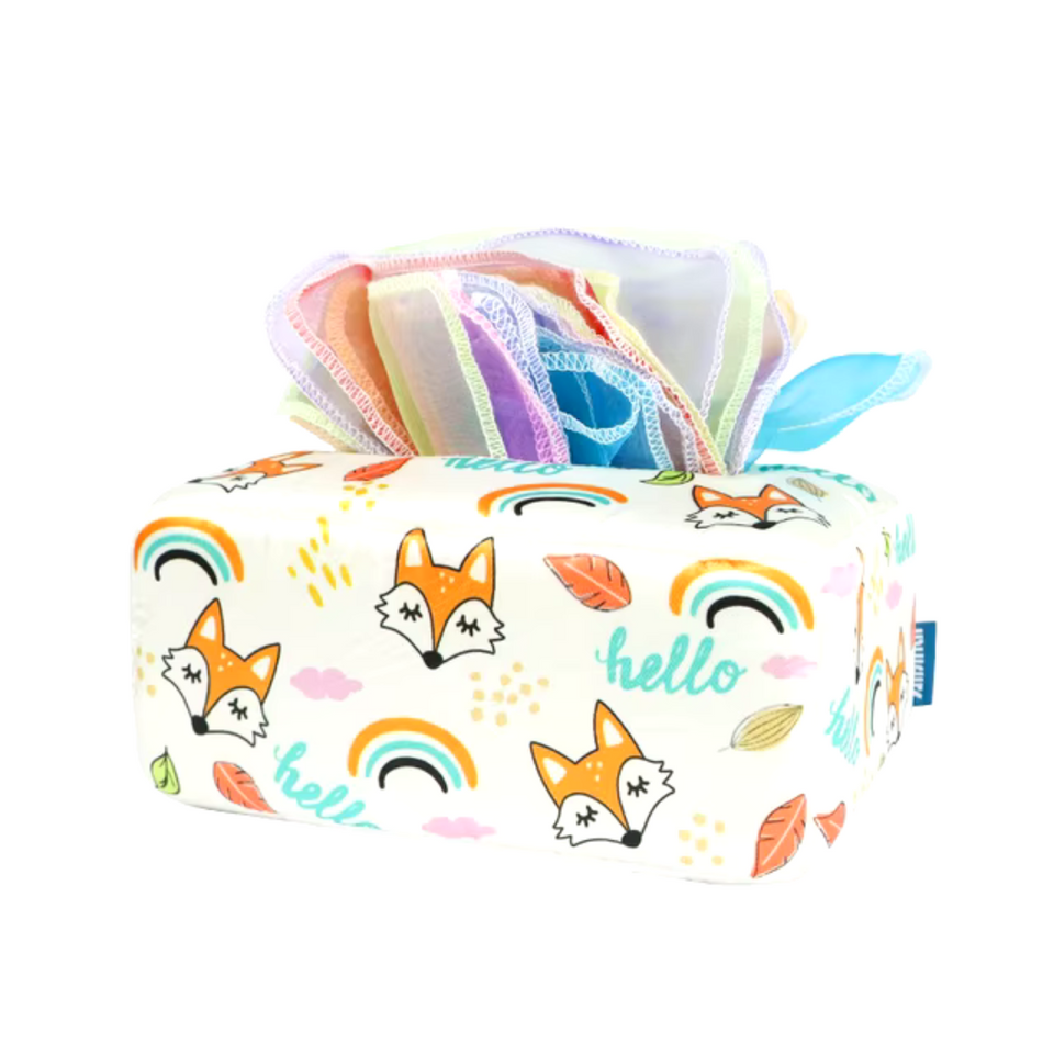 KleurenKracht – Utveckling & sinnen - Montessori sensorisk pappersnäsduksask