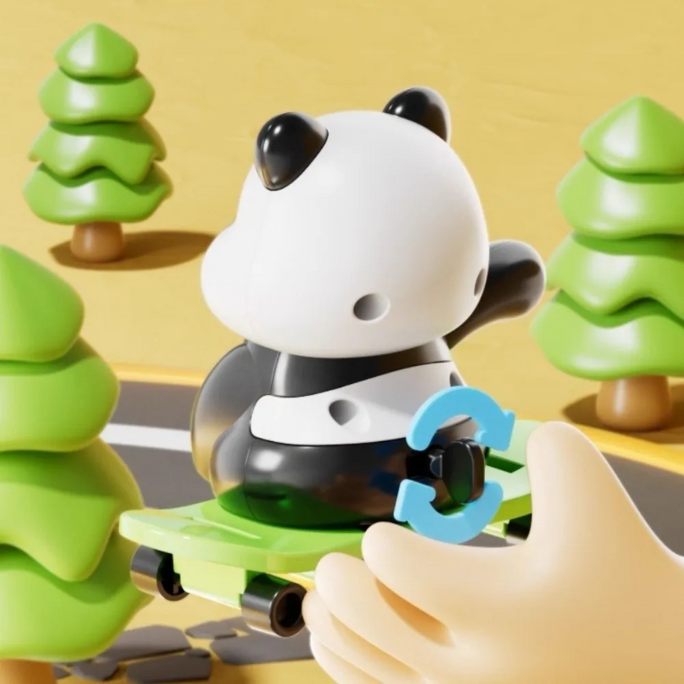 PandaPlay – Roligt & Aktivt – Uppdragbar pandaleksak