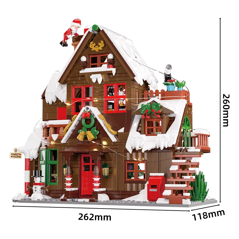 ChristmasHome – Festligt & kreativt – Byggsats för julhus