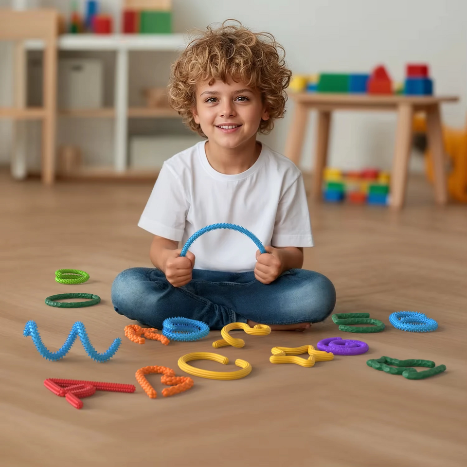 SensoryFlex – Lugnande & interaktivt – Sensoriska Fidget Sticks