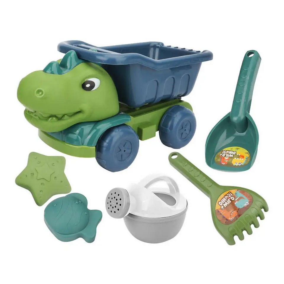 Beach Dino Set™ – Bygg ditt slott – Dinotruck-stranden
