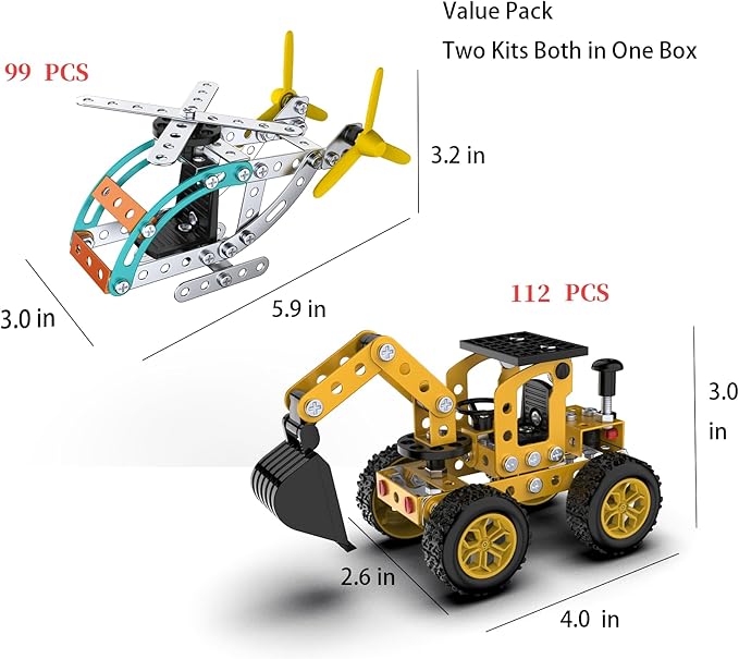 MetalBuild – Tufft & pedagogiskt – Konstruktionsfordonsset