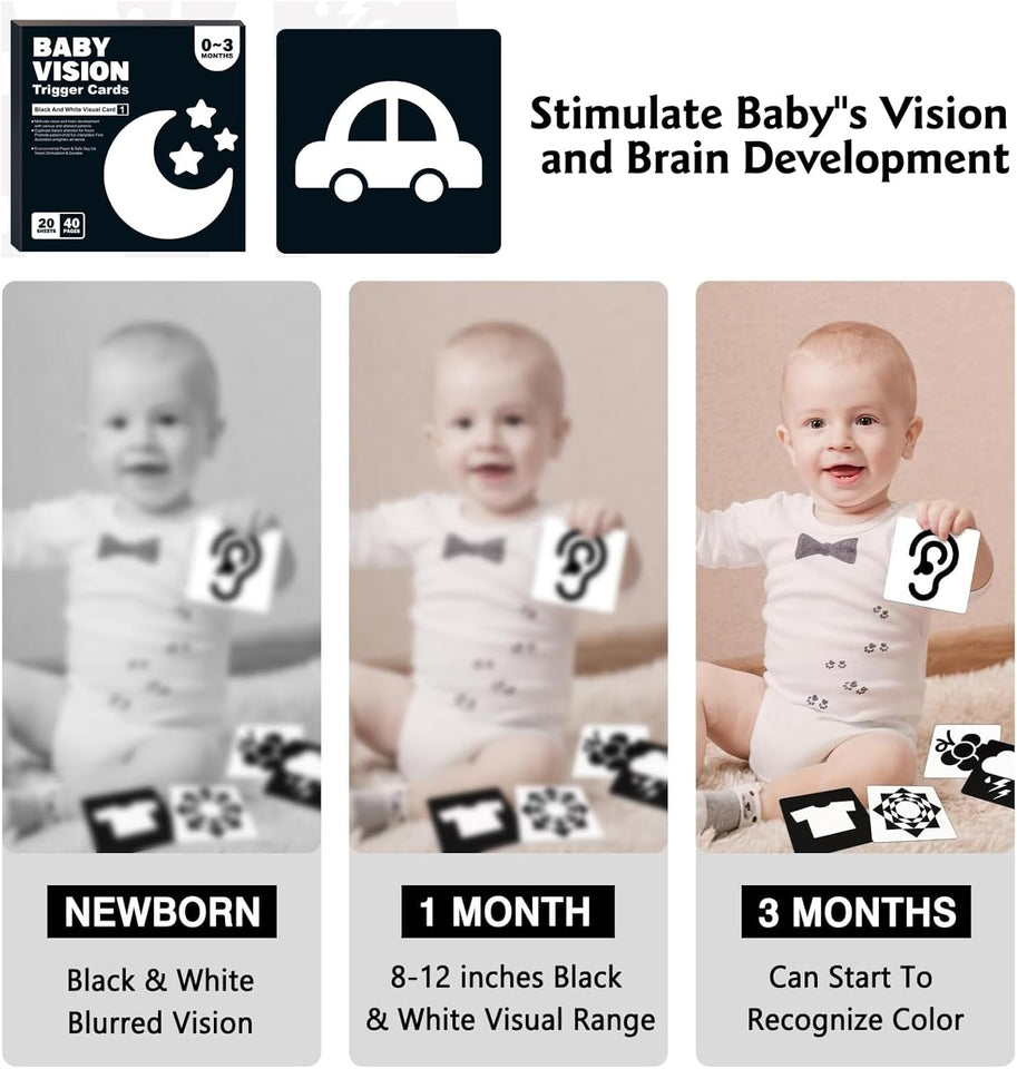 VisionBook – Utbildande & lärorikt – Babykognitionskortbok