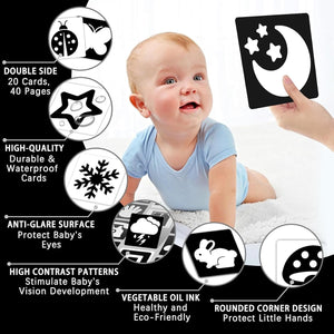VisionBook – Utbildande & lärorikt – Babykognitionskortbok