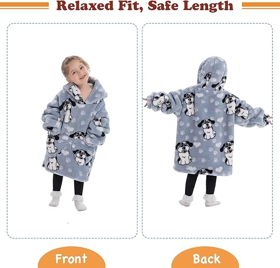 HappySnug – Söt och bekväm – Barnfilt med huva