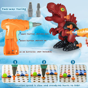 Little Dino Toolbox™ - Borra och designa - Dino-byggleksaker