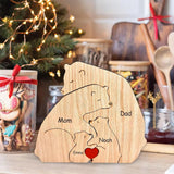 Family Puzzle™ – Personlig morsdagspresent med björnfamiljen