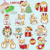 GemArt – Skuggiga & glänsande – Diamantmålningsklistermärken