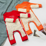 TinyCleaner – Mjuk & praktisk – Babyoverall för krypande och lek
