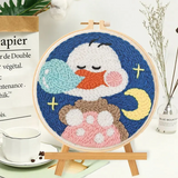 SoftLoop – Mjukt & kreativt – DIY Punch Needle Hemdekorationsset