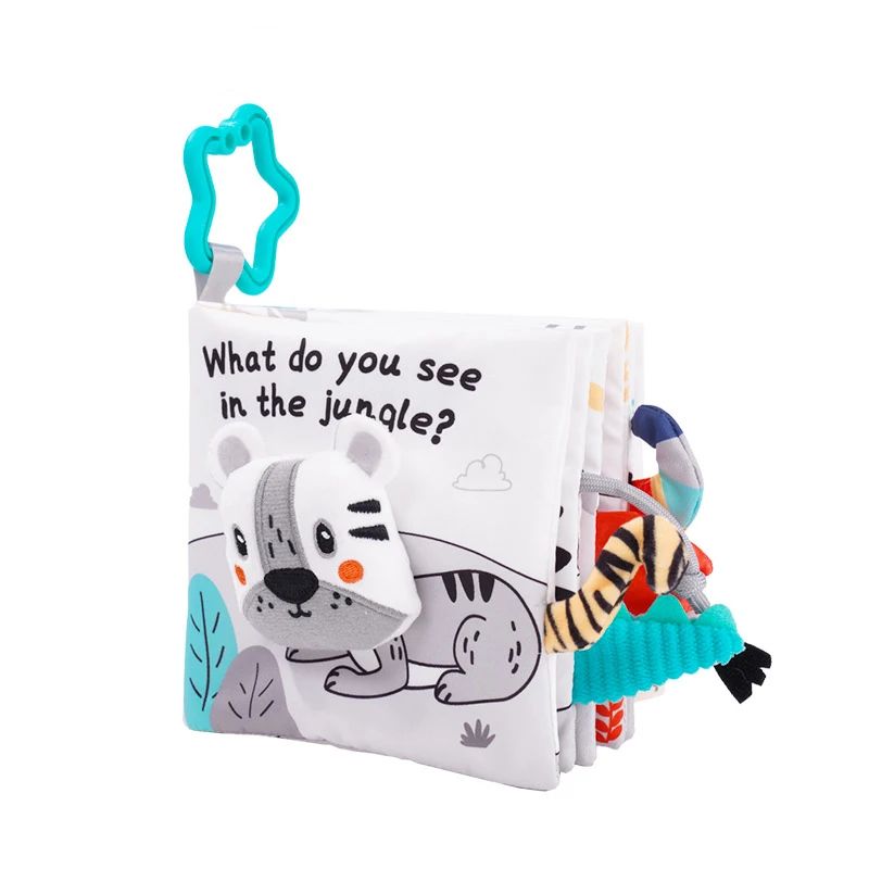 Soft Sensory Book – Känn & Upptäck - Babyhäfte