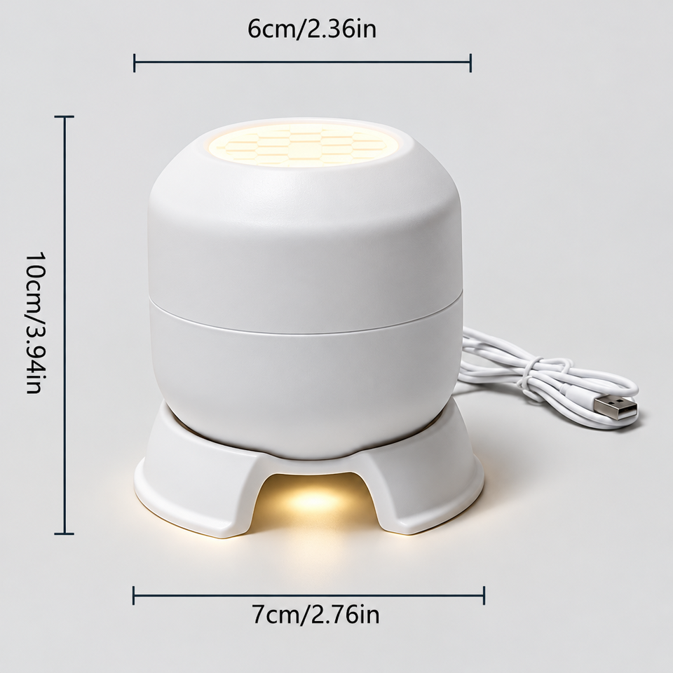 FrostyLight – Magiskt & stämningsfullt – roterande projektorlampa (jul & halloween)
