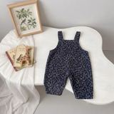 LeopardChic – Trendiga & bekväma – Jenters överallsbyxor med leopardmönster