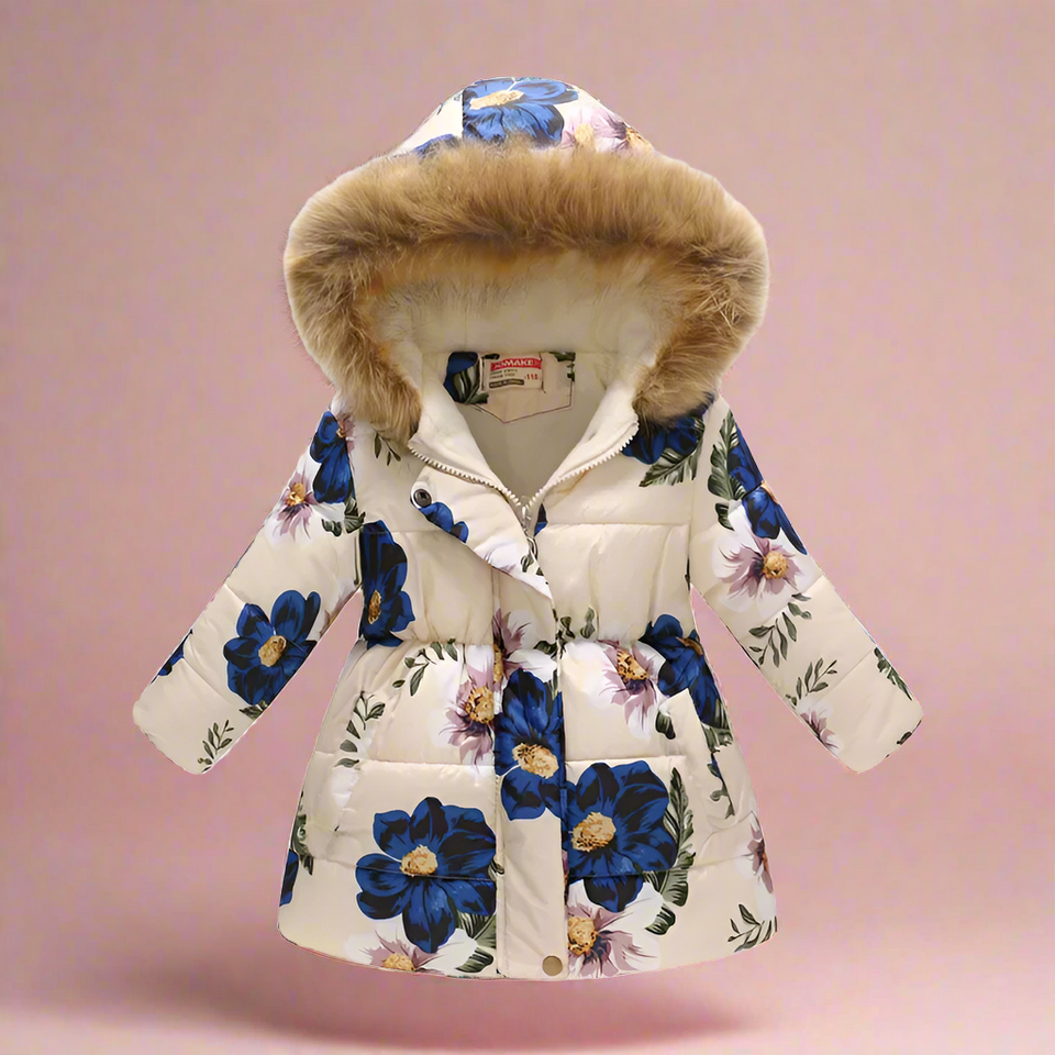 CozyTrend – Elegant & mysig – Vadderad vinterjacka för flickor