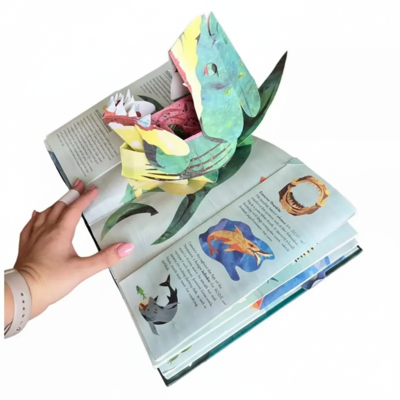 JurassicKids – Spännande & lärorikt – Pop-up-bok: 3D-encyklopedi om dinosaurier